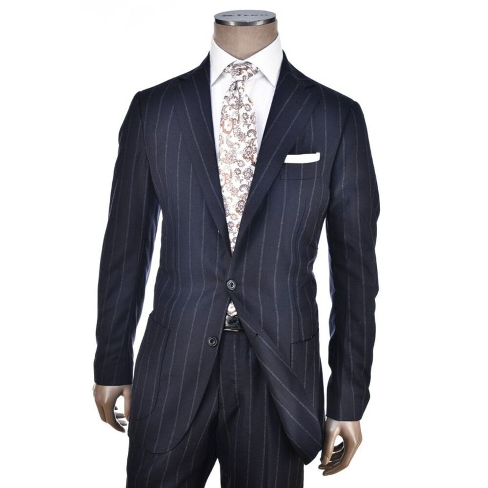Sartorio Pinstripe Virgin Wool Suit